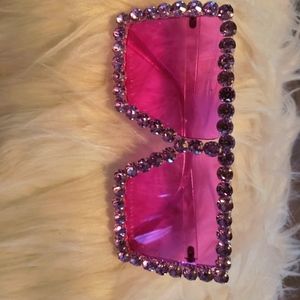 Shades yellow pink or blue bling